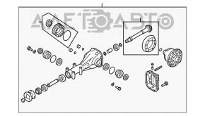 Diferențialul spate reductor Subaru B9 Tribeca