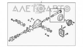 Задний дифференциал редуктор Subaru Outback 10-14 VA2RGT 2.5 3.6