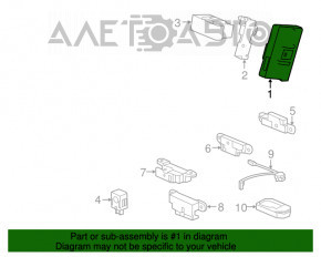 Anti-theft locking control module Honda Accord 13-17