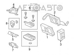 Unitate de control a antenei Honda Accord 13-17