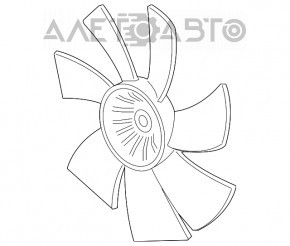 Paletele ventilatorului de răcire dreapta pentru Acura MDX 14-20