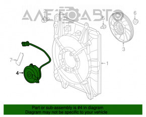 Motorul ventilatorului de răcire dreapta pentru Honda CRV 17-22 1.5T