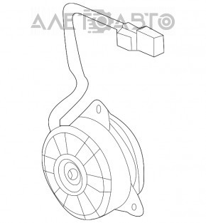 Motorul ventilatorului de răcire stânga pentru Honda CRZ 11-16.