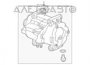 Compresorul de aer condiționat pentru Acura MDX 14-16 post-restilizare