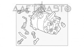 Compresorul de aer condiționat pentru Honda CRV 12-16