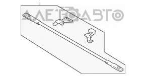 Bara de protecție a longheronilor din față pentru BMW i3 14-17