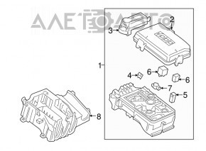 Проводка подкапотная с блоком предохранителей Chevrolet Cruze 16-