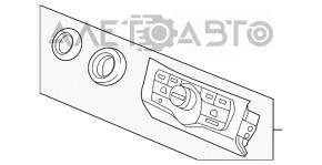 Controlul monitorului cu navigație al modelului Honda Accord 13-17