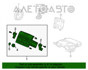 Radio cu casetofon Honda CRV 12-14 40WX4