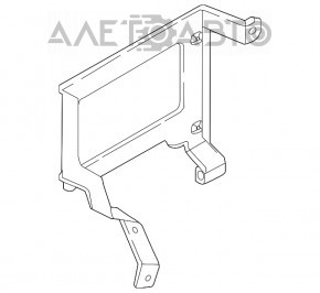 Кронштейн блока ECU Hyundai Tucson 16-21 1.6T, 2.0