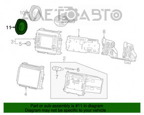 Difuzor ușă față stânga Honda CRV 12-16 tip 1