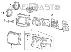 Difuzor spate stânga Honda CRV 12-16 tip 1