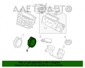 Динамик задний правый Honda CRZ 11-16