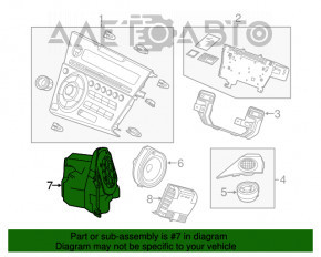 Subwoofer Honda CRZ 11-16