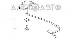 Antena aripă Honda CRV 17-22 fără navigație