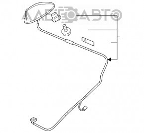 Antena aripă Honda Accord 18-22