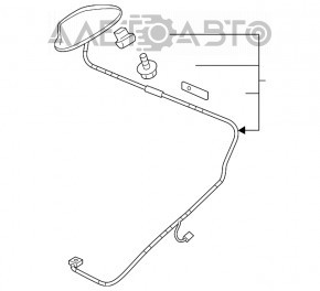 Antena aripă Honda Insight 19-22