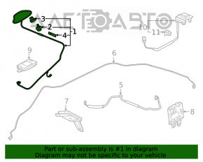 Antena aripă Honda Insight 19-22