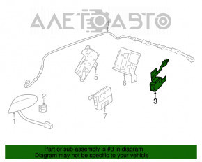 Amplificator de antenă pentru Honda Accord 13-17