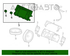 Radio Honda Civic X FC 19-21 cu display