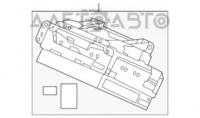 CD-changer, Радио, Магнитофон Honda Accord 16-17