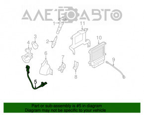 Senzorul de arbore cotit Kia Optima 11-15 hibrid nou OEM original