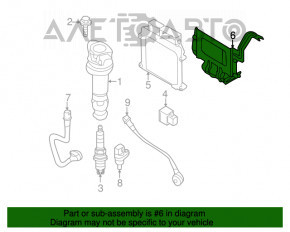 Suportul blocului ECU al calculatorului motorului Kia Soul 14-19 1.6