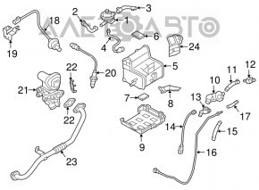 Sonda lambda a doua pentru Kia Niro 17-22 HEV, PHEV