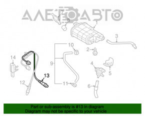 Лямбда-зонд второй Hyundai Sonata 15-19 1.6T