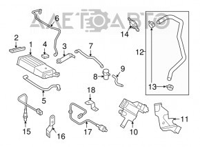 Sonda lambda pentru al doilea Hyundai Tucson 16-18 2.0 AWD, nou, original OEM