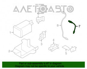 Sonda lambda pentru al doilea Hyundai Santa FE Sport 13-16, motor 2.0T