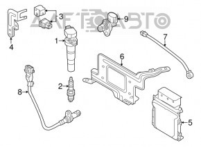 Senzor de detonare Kia Soul 14-16 1.6