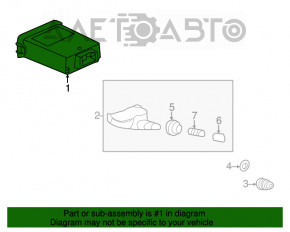 RECEIVER UNIT, TPMS Honda CRZ 11-16