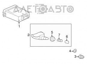 RECEIVER UNIT, TPMS Honda CRZ 11-16