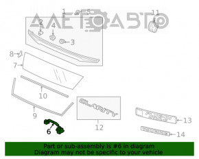 Camera de vizionare spate pentru Honda Clarity 18-21 SUA