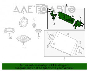 Radio cu casetofon Honda Insight 19-22 cu ecran tactil