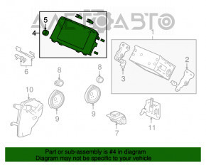 Monitor, display, navigație Honda CRV 18- ecran mare, fără navigație