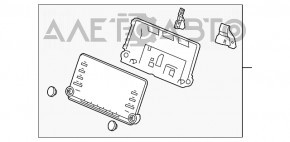 Monitor, display, navigație Honda Accord 18-22