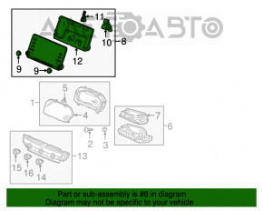 Monitor, display, navigație Honda Accord 18-22 zgâriat.