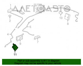 MODUL DE CONTROL AL UNITĂȚII SATELITARE Honda Accord 13-17