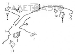 MODUL DE CONTROL AL UNITĂȚII SATELITARE Honda Accord 13-17