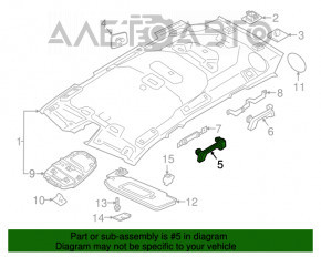 Ручка потолка передняя правая Volvo XC90 16-22 беж