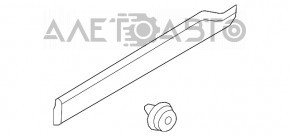 Capac usa spate inferioara stanga Volvo XC90 16-22 crom