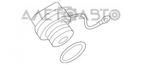 Capacul gurii de umplere a rezervorului de combustibil VW Passat b7 12-15 SUA motor diesel