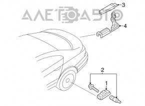 TPMS Tire Pressure module Receiver Antenna VW CC 08-17