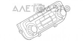 Управление климат-контролем VW CC 08-17