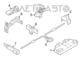 Modulul de deschidere a portbagajului cu piciorul pentru Audi A6 C7 12-18