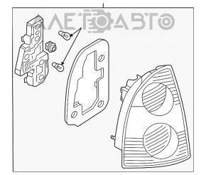 Lampa exterioară aripă stângă VW Passat b5 00-05 zgârieturi