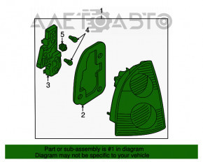 Lampa exterioară aripă stângă VW Passat b5 00-05 zgârieturi