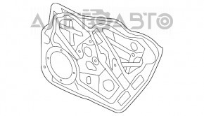 Motorul geamului electric din spate dreapta pentru VW CC 08-17.